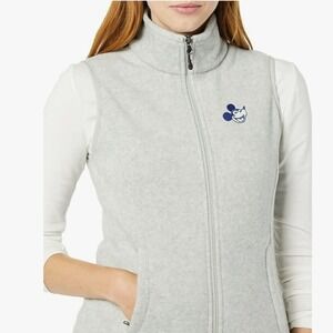 NWT Disney Mickey Mouse Polar Fleece Full Zip Vest Size XL